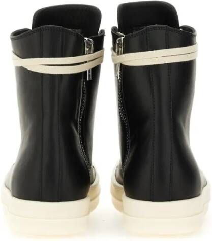 Rick Owens Low-Top Sneakers High Sneakers. in zwart