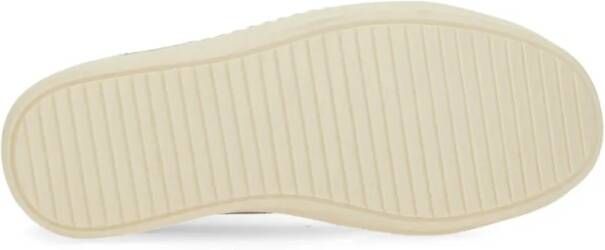 Rick Owens Low-Top Sneakers Vintage Leather Sneaker in zwart