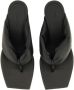 Rick Owens Sandalen Leather Sandal in zwart - Thumbnail 1