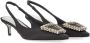 Roberto Festa Hoge hakken "Futura" Slingback in zwart - Thumbnail 1