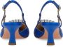 Roberto Festa Hoge hakken "Stefy" Slingback in blauw - Thumbnail 1