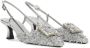 Roberto Festa Hoge hakken "Stefy" Slingback in zilver - Thumbnail 1