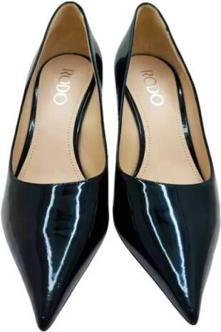 Rodo Hoge hakken Mia 80 Black Patent Pumps in zwart
