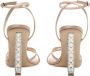 Rodo Sandalen Marty 110 Satin Sandals in beige - Thumbnail 1