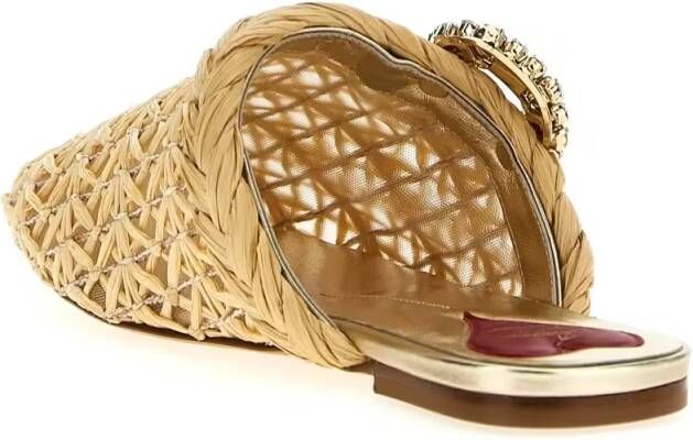 Roger Vivier 'Bab Viv' Mules in bruin