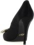 Roger Vivier Hoge hakken 'Flower Strass' Pumps in zwart - Thumbnail 1