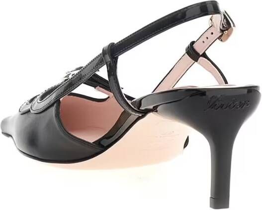 Roger Vivier Hoge hakken 'Viv' Canard' Slingbacks in zwart