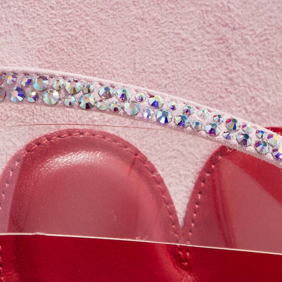 Roger Vivier Pumps & high heels Vivier Bling Sandals In PVC And Suede in poeder roze