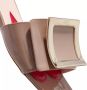 Roger Vivier Slippers Belle Vivir Metal Buckle Mules In Patent Leather in taupe - Thumbnail 1