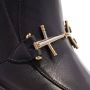 Saint Laurent Boots & laarzen Beau Smooth Leather Ankle Boots in zwart - Thumbnail 1