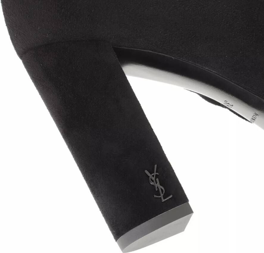 Saint Laurent Boots & laarzen Lou Ankle Boots Leather in zwart