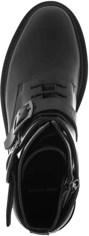 Saint Laurent Boots & laarzen Military High Top Boots Leather in zwart