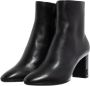 Saint Laurent Enkellaarzen Lou Ankle Boots With Pointed Toe in zwart - Thumbnail 1