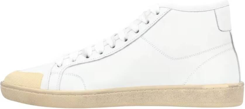 Saint Laurent Low-Top Sneakers Court Classic Sl-39 Mid 'Off-White' in wit