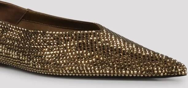 Saint Laurent Ballerinas Nour Ballerine in bruin