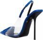Saint Laurent Pumps & high heels Chica Slingbacks In Transparent Pvc in blauw - Thumbnail 1