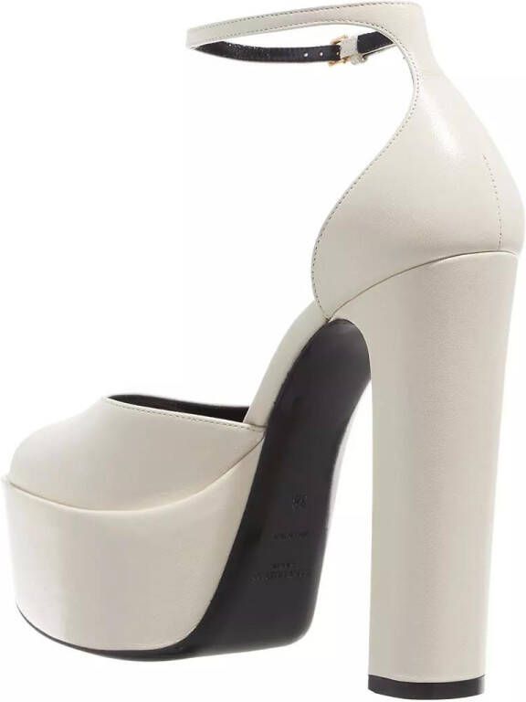 Saint Laurent Pumps & high heels Jodie Platform Sandals in crème