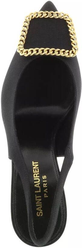 Saint Laurent Pumps & high heels Suplice Slingback Sandals in zwart