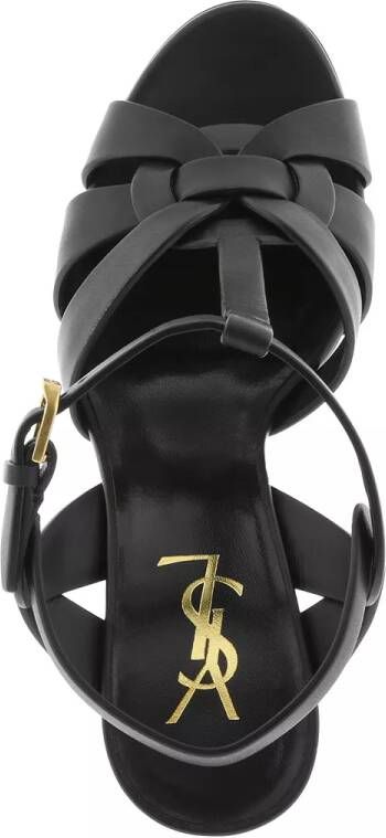 Saint Laurent Pumps & high heels Tribute 75 Sandal Leather in zwart