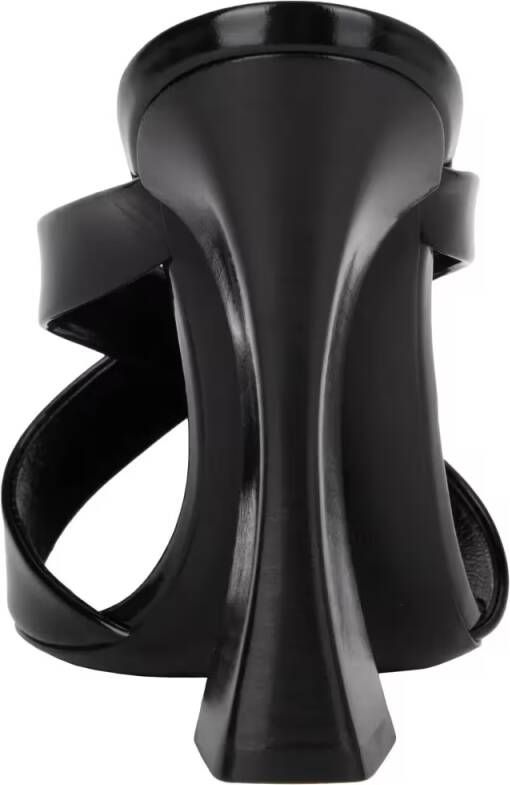 Saint Laurent Sandalen Eva Mules Black in zwart