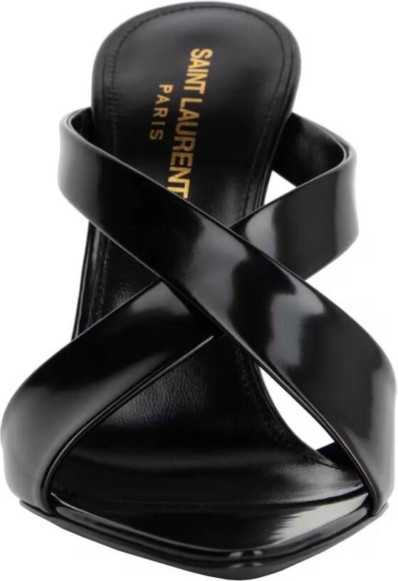 Saint Laurent Sandalen Eva Mules Black in zwart - Foto 2