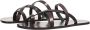 Saint Laurent Sandalen Culver Slides in bruin - Thumbnail 1