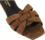Saint Laurent Sandalen Nu Pieds Sandals in bruin - Thumbnail 1