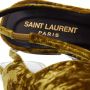 Saint Laurent Sandalen Tom Flat Sandals in geel - Thumbnail 1