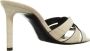 Saint Laurent Sandalen Tribute 85 Mule Sandals in crème - Thumbnail 1