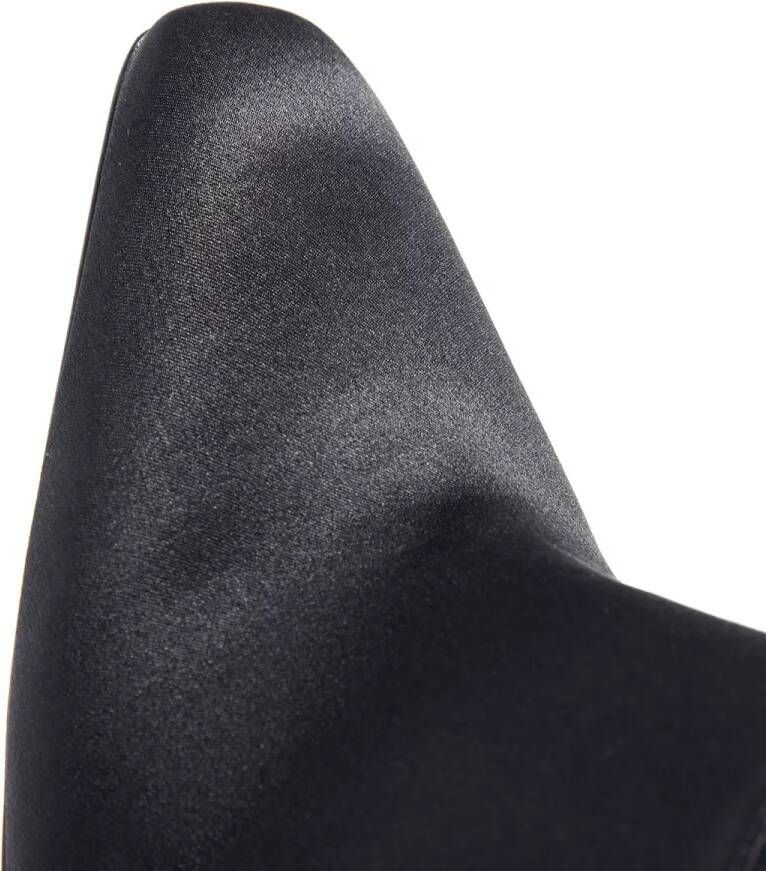 Saint Laurent Slippers & Mules Ascot Mules In Crepe Satin in zwart