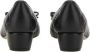 Salvatore Ferragamo Bow Neckline Flats With Quilted Upper in zwart - Thumbnail 1