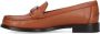 Salvatore Ferragamo Brown Leather Loafers in bruin - Thumbnail 1