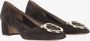 Salvatore Ferragamo Hoge hakken Gancini Maxi Pumps in zwart - Thumbnail 1