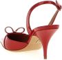 Salvatore Ferragamo Ornament Pumps met Verlengde Neus en Slingback Red Dames - Thumbnail 2