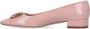 Salvatore Ferragamo Hoge hakken New Vara Plate Pumps In Pink Patent Leather in roze - Thumbnail 2
