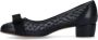 Salvatore Ferragamo Hoge hakken "Vara" Mesh Décolleté – Black in zwart - Thumbnail 1