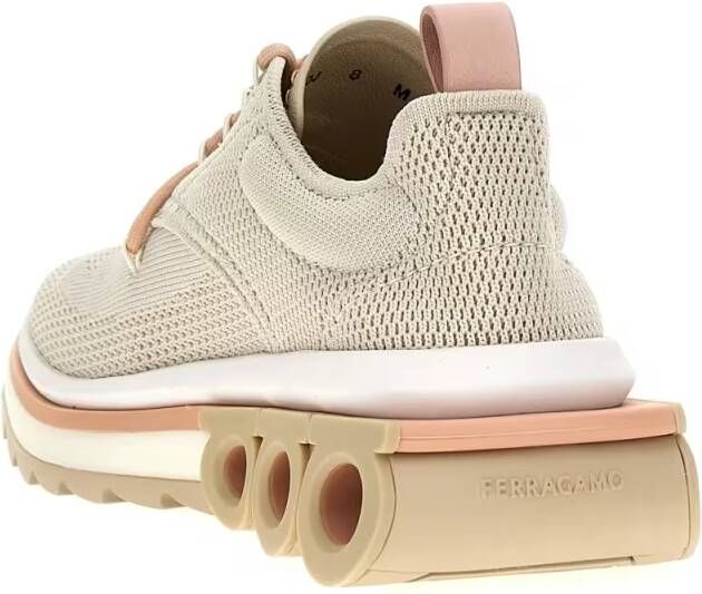 Salvatore Ferragamo Low-Top Sneakers 'Nima' Sneakers in grijs