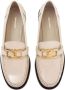 Salvatore Ferragamo Leren Loafers met Goudkleurige Hardware Beige Dames - Thumbnail 2