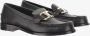 Salvatore Ferragamo Moccasins Ornament Hooks in zwart - Thumbnail 1