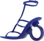 Salvatore Ferragamo Sandalen Elina Leather Sandals in blauw - Thumbnail 2