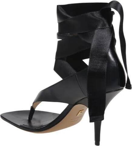 Salvatore Ferragamo Sandalen Leliu Sandal 95 in zwart
