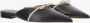 Salvatore Ferragamo Slippers & Mules Leather Mules With Bow in zwart - Thumbnail 2