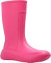 Salvatore Ferragamo Low-Top Sneakers Rainboot Gancini Logo Ankle Boots in poeder roze - Thumbnail 2
