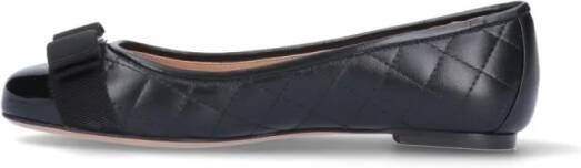 Salvatore Ferragamo Varina Ballet Flats – Black in zwart