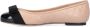 Salvatore Ferragamo Beige en Zwart Nappa Leren Ballet Flats Beige Dames - Thumbnail 2