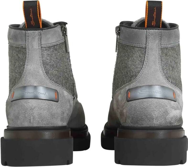 Santoni Boots Develop Suede Boots in meerkleurig