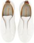 Santoni Low-Top Sneakers White Leather Slip-On Sneakers in wit - Thumbnail 2