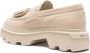 Santoni Roze Leren Loafers Platte Casual Stijl Pink Dames - Thumbnail 2