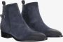 Sartore Boots Suede Ankle Boots in blauw - Thumbnail 1