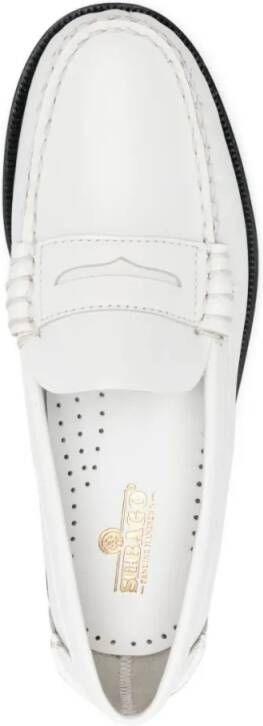 Sebago Classic Dan Pigment Moccasin in wit